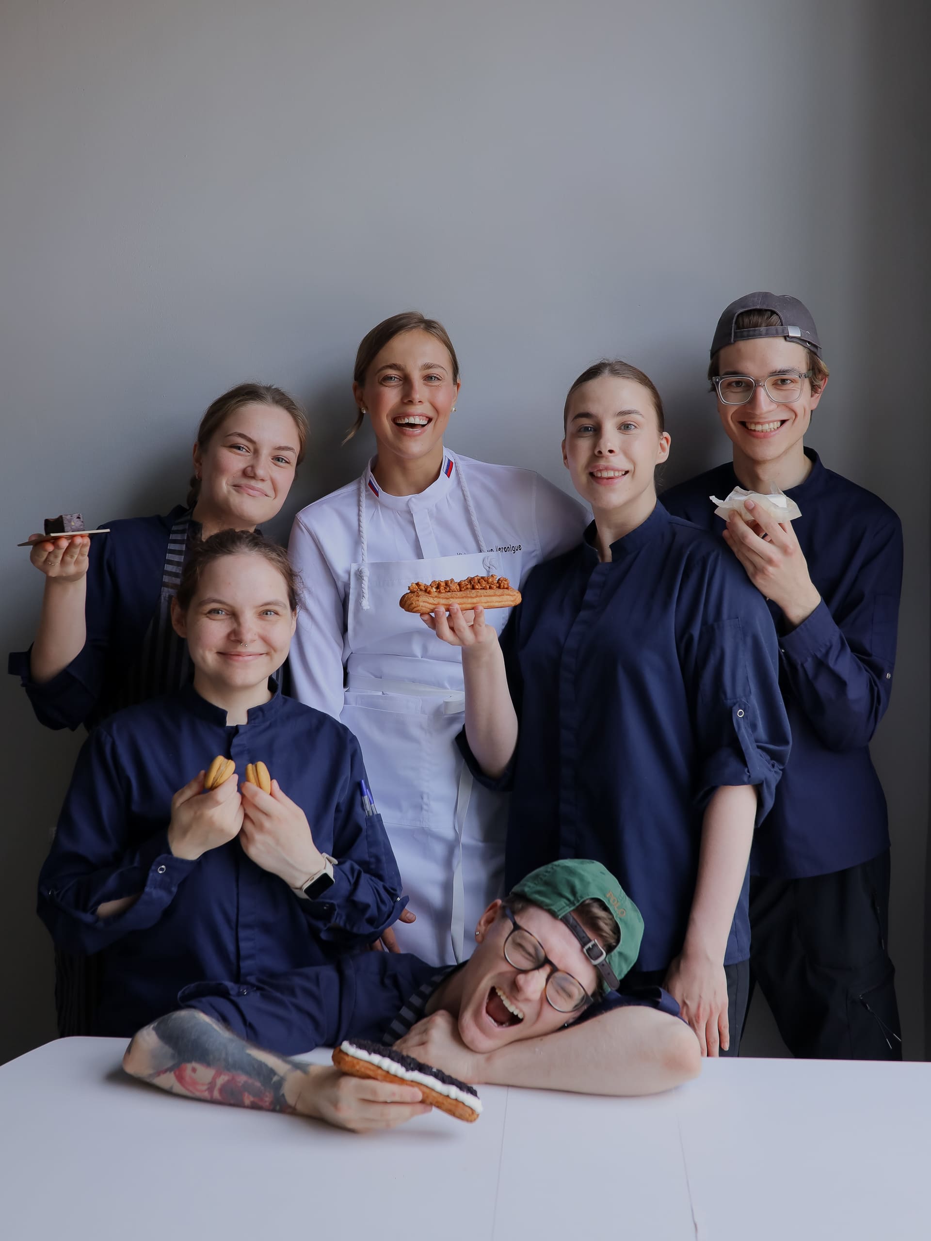 Équipe de pâtisserie