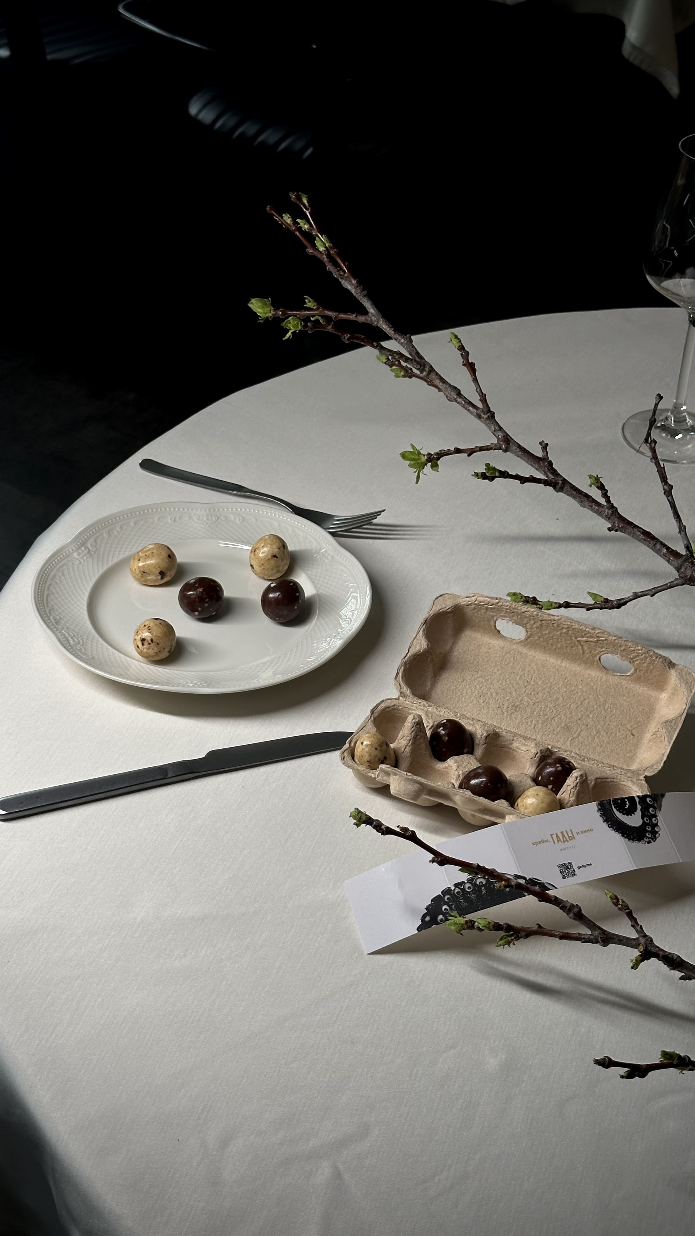 Œufs de caille en pâte d’amande